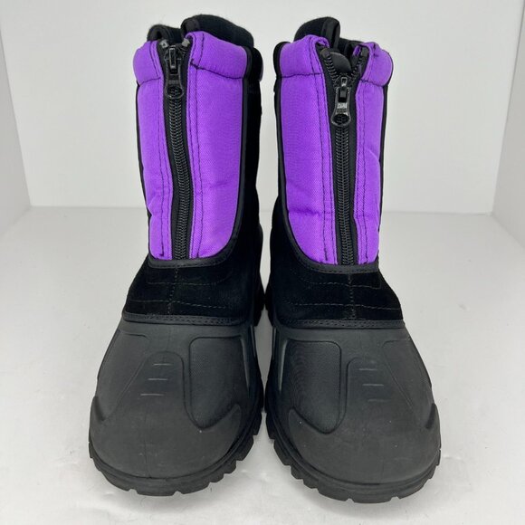 Itasca Girls 8006780WR Black Purple Snow Stomper Zipper Size 6 Snow Boots - Picture 3 of 10